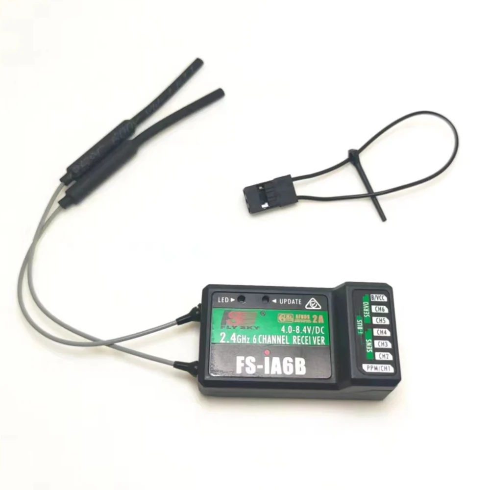 Flysky 2.4G 6CH FS-iA6B iA6B Receiver PPM Output With iBus Port Compatible with FS-i4 FS-i6 FS-i10 FS-GT2E FS-GT2G