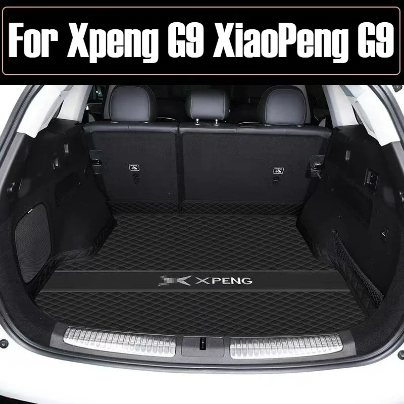 

Car Accessories For Xpeng G9 XiaoPeng G9 2023 2024 2025 Trunk Mats Waterproof Auto Boot Car Custom Protector Pads Interior