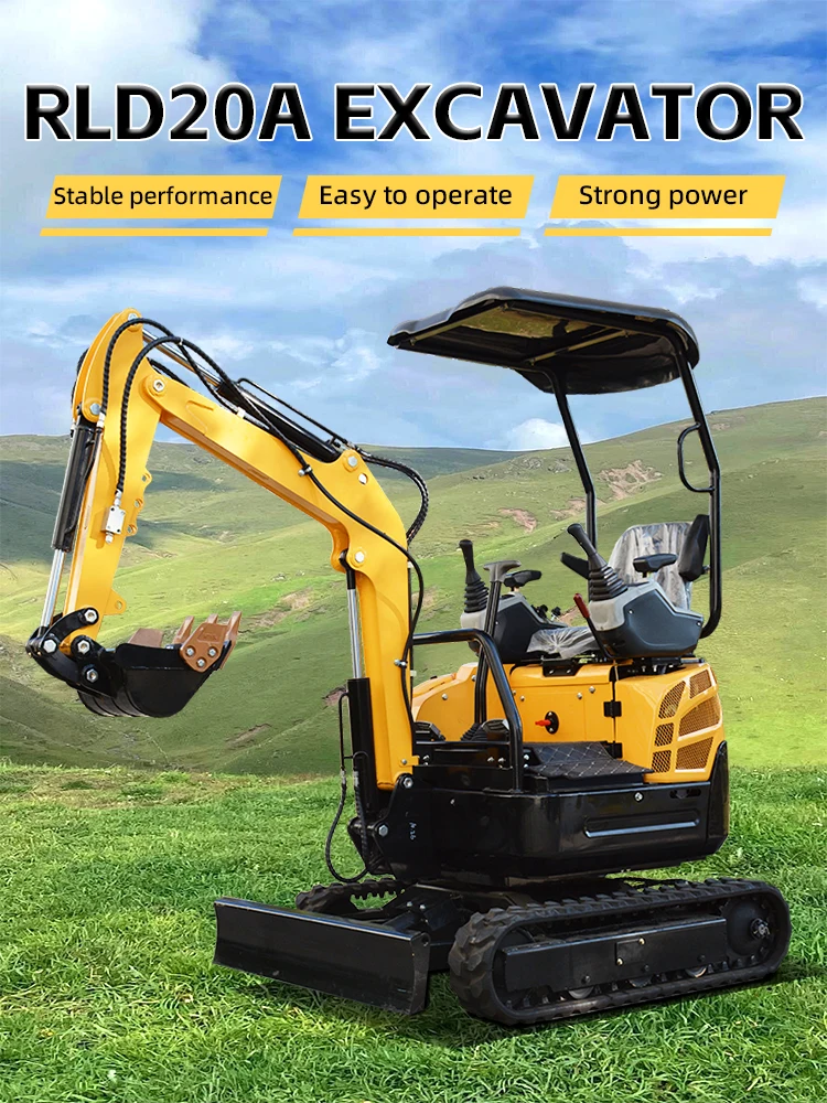 

Mini Micro Excavator 2 Ton Mini Excavator EURO Are Widely Used In Construction 2000kg Small Digger Garden Home customized