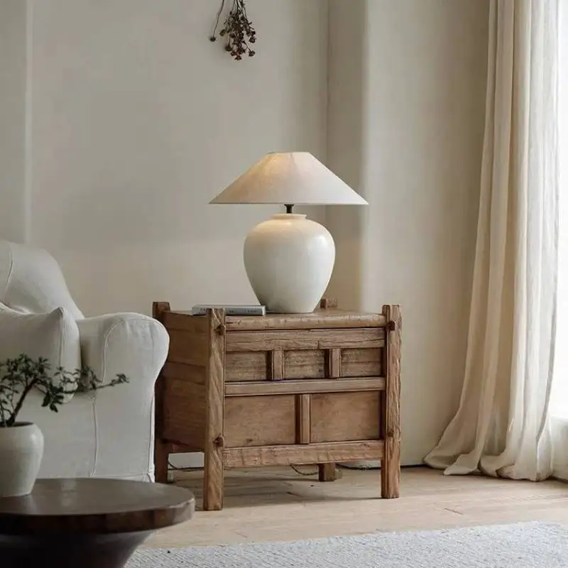 

Designer Nordic Bedside Table Nature Wood Cheap Space Saving Bedside Table Luxury Modern Nordic Nachttisch Furniture For Home