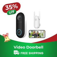 IMILAB Smart Home Video Doorbell Camera WiFi 2.5K Security Protection Human Detection Local Storag Instant Alert 5200mAh