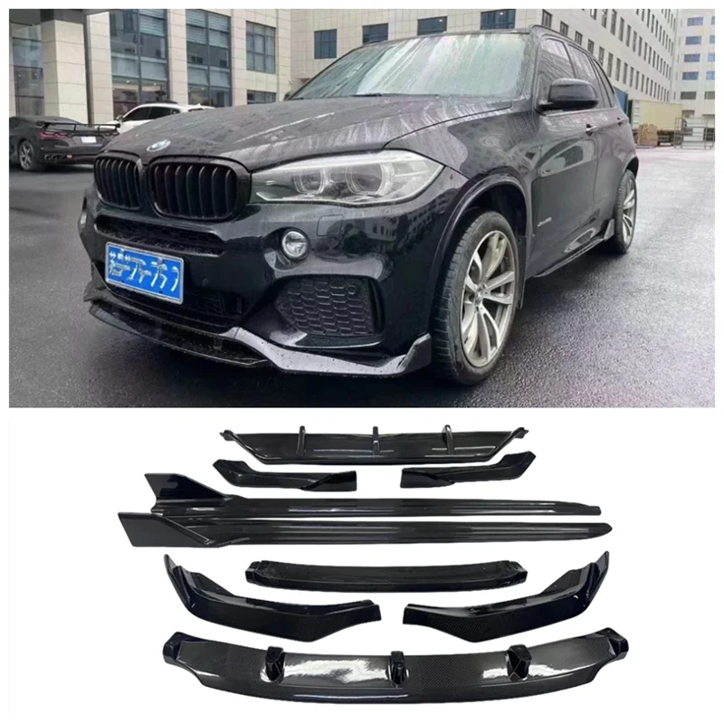 

For BMW X5 F15 2014-2018 High Quality Carbon Fiber Bumper Front Lip Rear Diffuser Side Skirt Spoiler Body Kit Cover