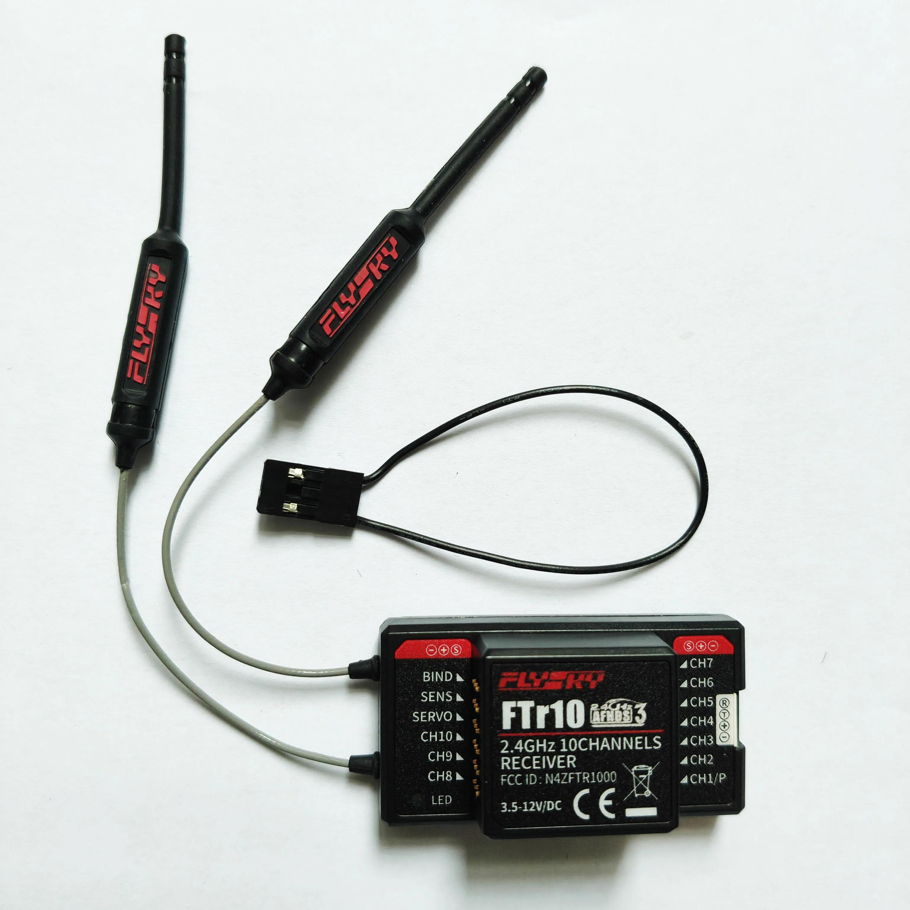 FlySky FTr10 FTr16S 2.4G Two-Way Dual Antenna PPM/IBUS AFHDS3 Receiver for Fly-Sky PL18 FPV Racing Drone RC Part