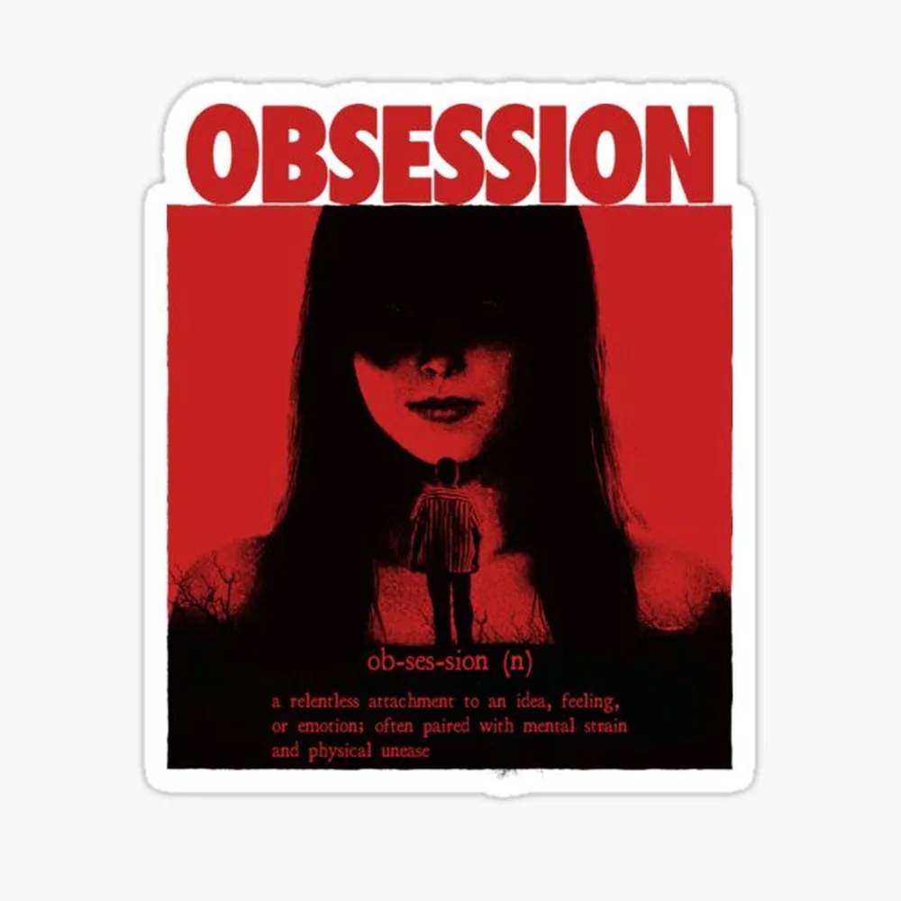 

Obsession 2026 Horror Movie Sticker for Laptop Decor Bedroom Car Cute Cartoon Art Fashionable Public Suitcase