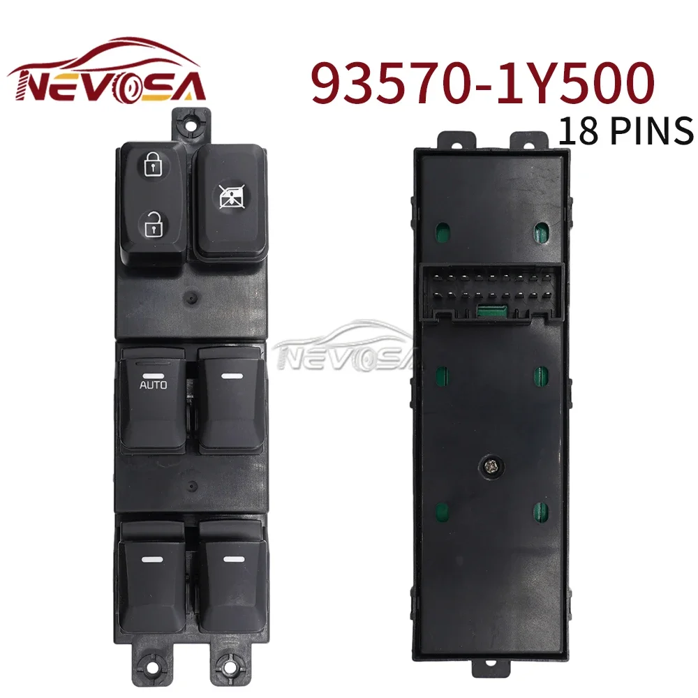 For Kia PICANTO 2011-2016 93570-1Y200 93570-1Y960 Power Window Control Switch Button Lock Car Parts 935701Y500 93570-1Y100