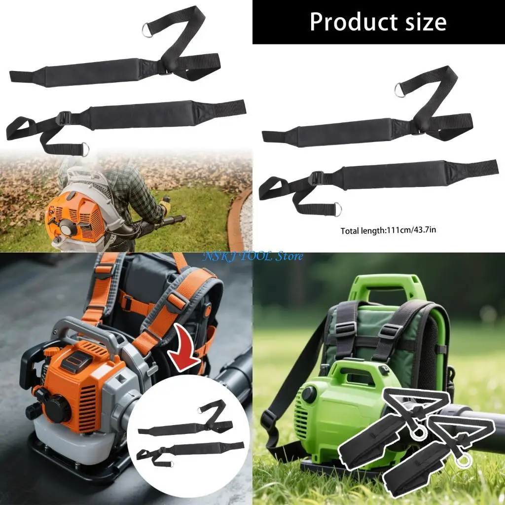 

L8RC 2Pcs Ergonomic Blower Harness Replacement Straps Adjustable For BR350 BR430 BR450 SR450 SR430 4244-71 0-90 Accessories
