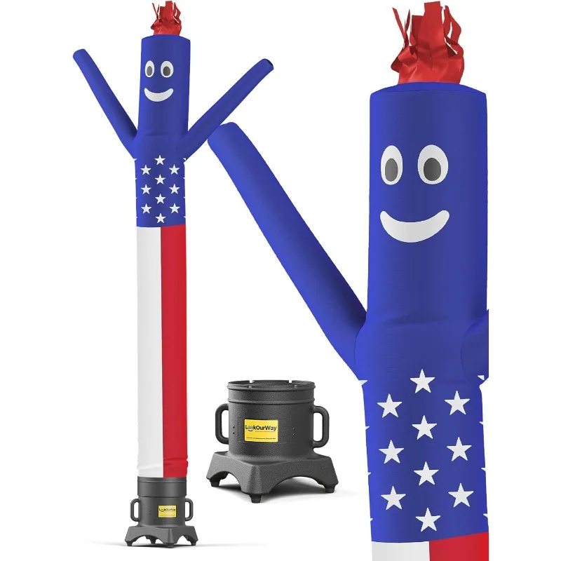 

Air Dancers Inflatable Tube Man Set - 10ft Tall Wacky Waving Inflatable Dancing Tube Guy with 12-Inch Diameter Blower