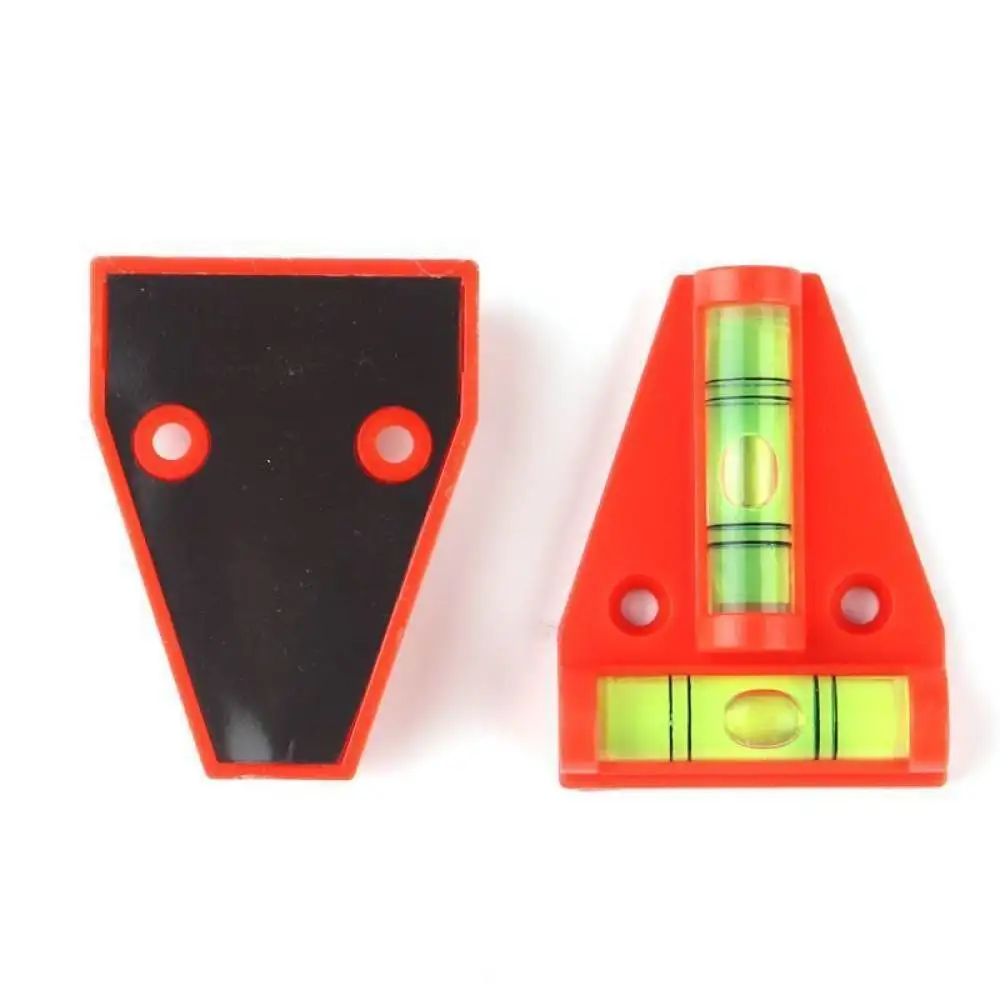 Magnetic T Style Bubble Level Gauge Durable Plastic Spirit Level Tool Precise Measuring Device For Professional Craftsman