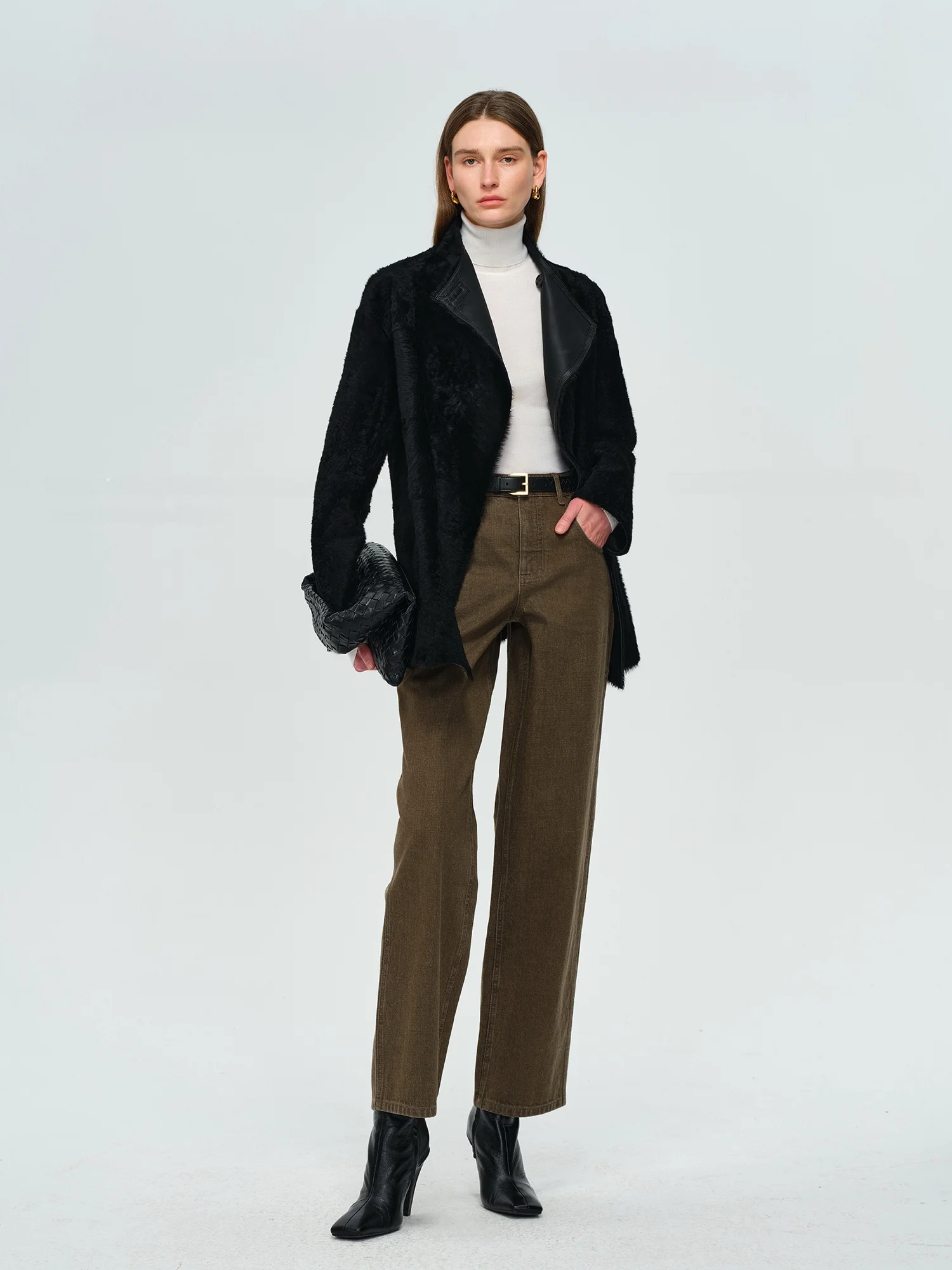 

Джинсы Colin Wang: повседневные, прямого кроя, из денима, с эффектом похудения, свободные, женские, хлопковые, без стрейча, с завышенной талией