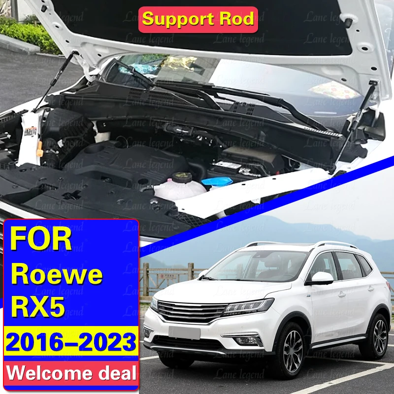 For Roewe RX5 For MG RX5 2016-2023 Auto Front Hood Bonnet Modify Gas Struts Lift Support Shock Damper Absorber Car Styling Props