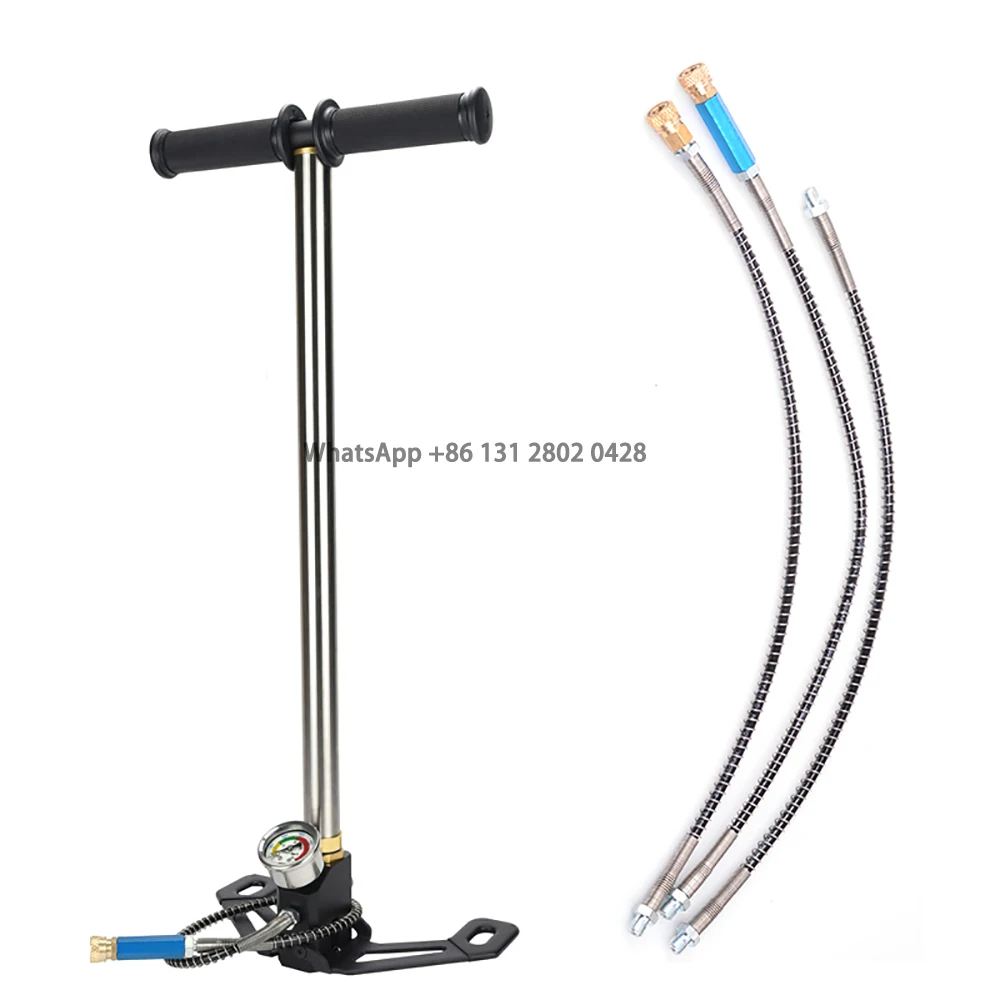 High Pressure Air Pump Accessories, Spring Hose, M10 Pump with 30MPa Air Pipe Repair, 8mm Female Head, 63MPA