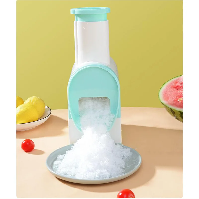 USB DIY Ice Crusher Manual Portable Ice slush Maker home Snow Cone Smoothie Ice Block Making Machine Ice Shaver