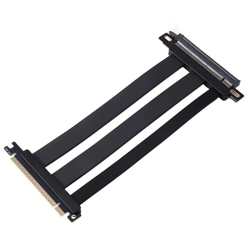 PCIE 5.0 16X Riser Extension Cable 15-20CM PCIE5.0 16X To 16X Adapter 90°180°Angle For RTX 40/50 AMD RX7000/8000 20Cm