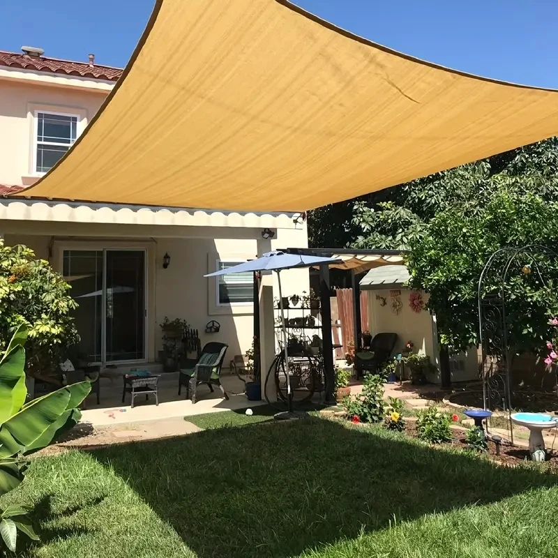 Garden shade cloth yellow resistant shade net with upgraded grommets anti-ultraviolet shade net outdoor plant shade net