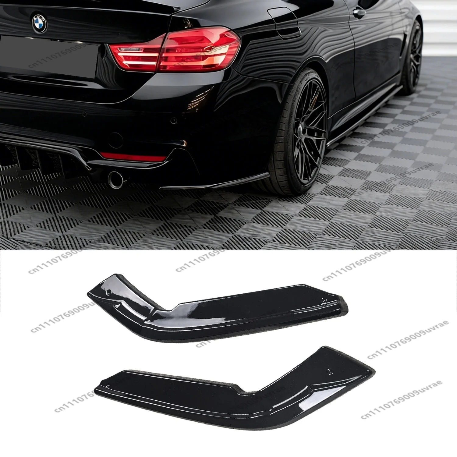 

Для BMW F32 M Sport Maxton Style: Боковые сплиттеры заднего бампера для купе 420i 430i 430d 435i M440i M Pack 2014-2020, тюнинг-комплекты кузова