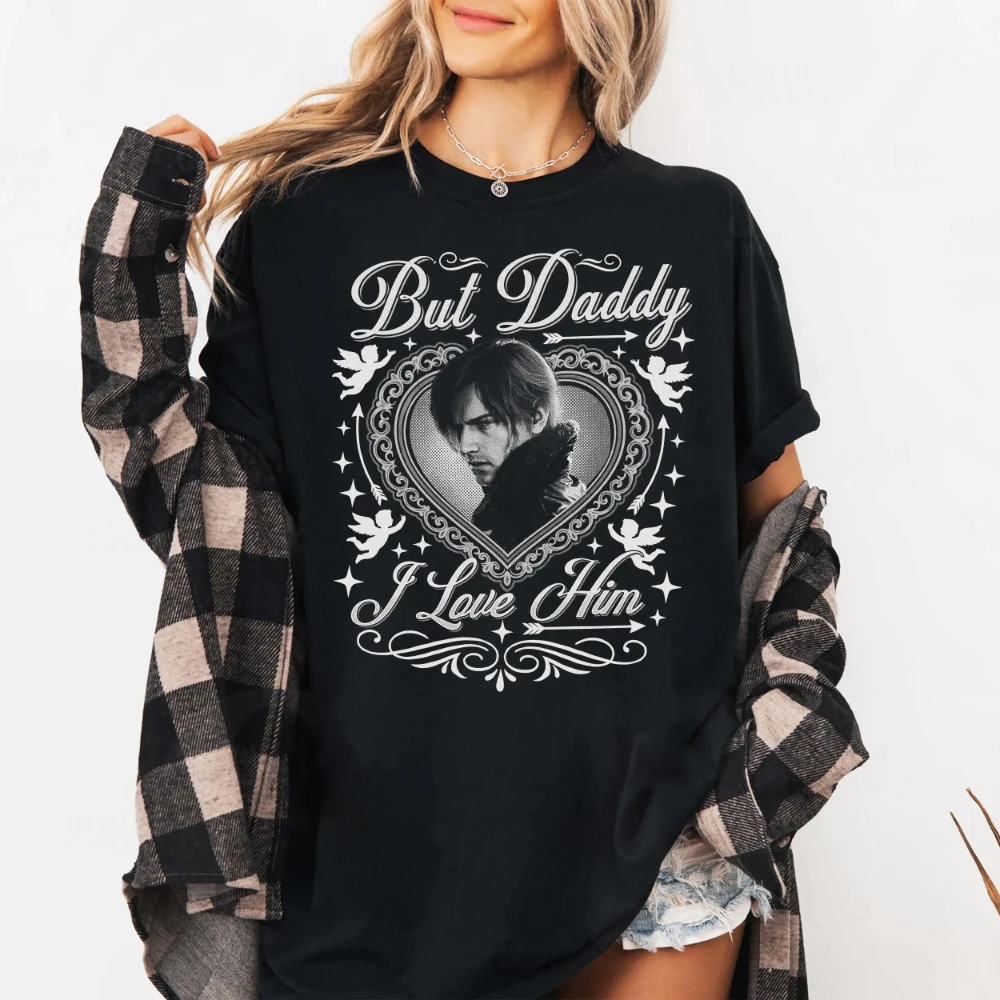 But Daddy I Love Him Leon S Kennedy Shirt Resident Evil Requiem Ns11n Tee Short Sleeve Men Women for Spring and Summer Unisex