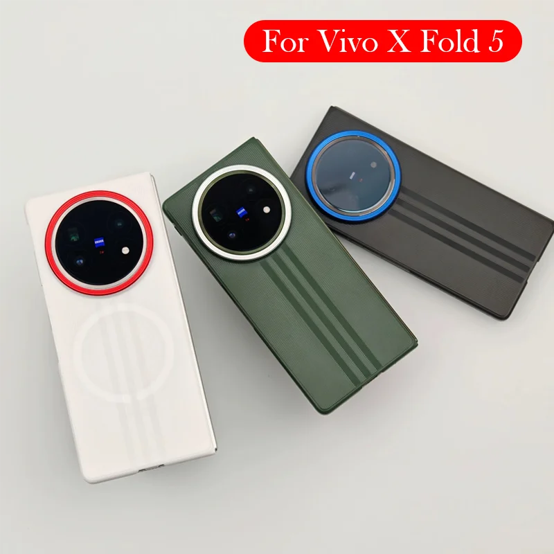 

Magnetic Case For Vivo X Fold 5 Wireless Charging Back Cover Shell