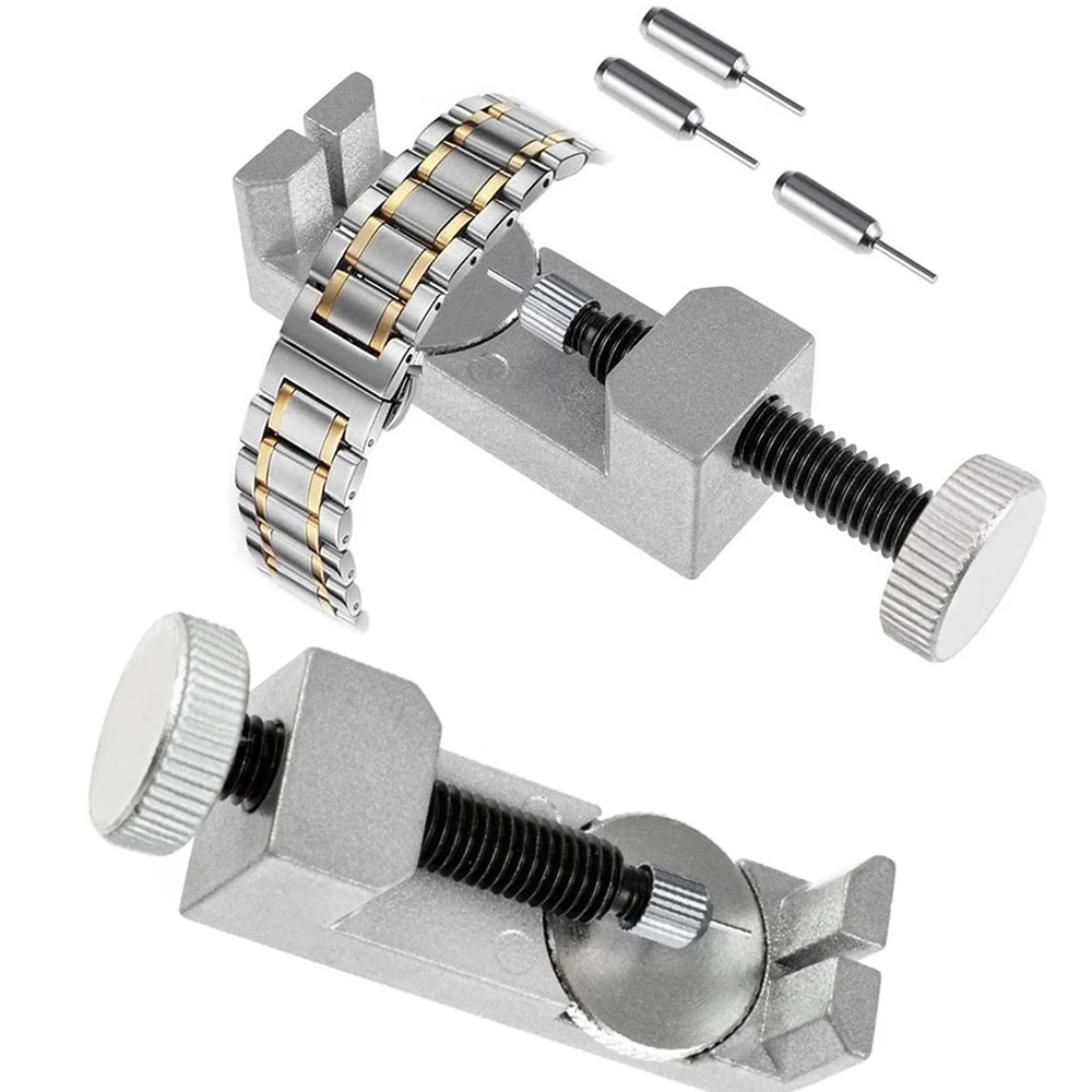 

Watch Band Strap Link Pin Remover Repair Tool Pack of 3 Extra Pins Replacement Bracelet Link Remover Spring Bar Set Adjuster