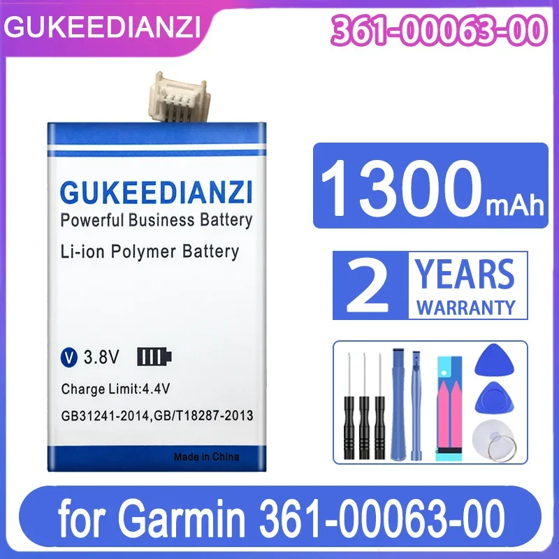 

GUKEEDIANZI Replacement Battery 1300mAh for Garmin 361-00063-00