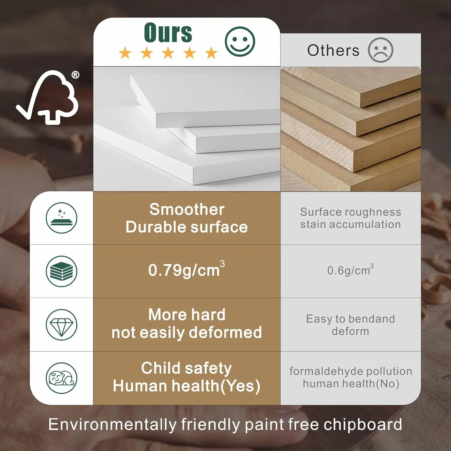 Vanity Desk with Mirror Light and Power Outlet, 39 inch Farmhouse Makeup Table Set with Stool, 3 Color Adjustable Lights Bedroom