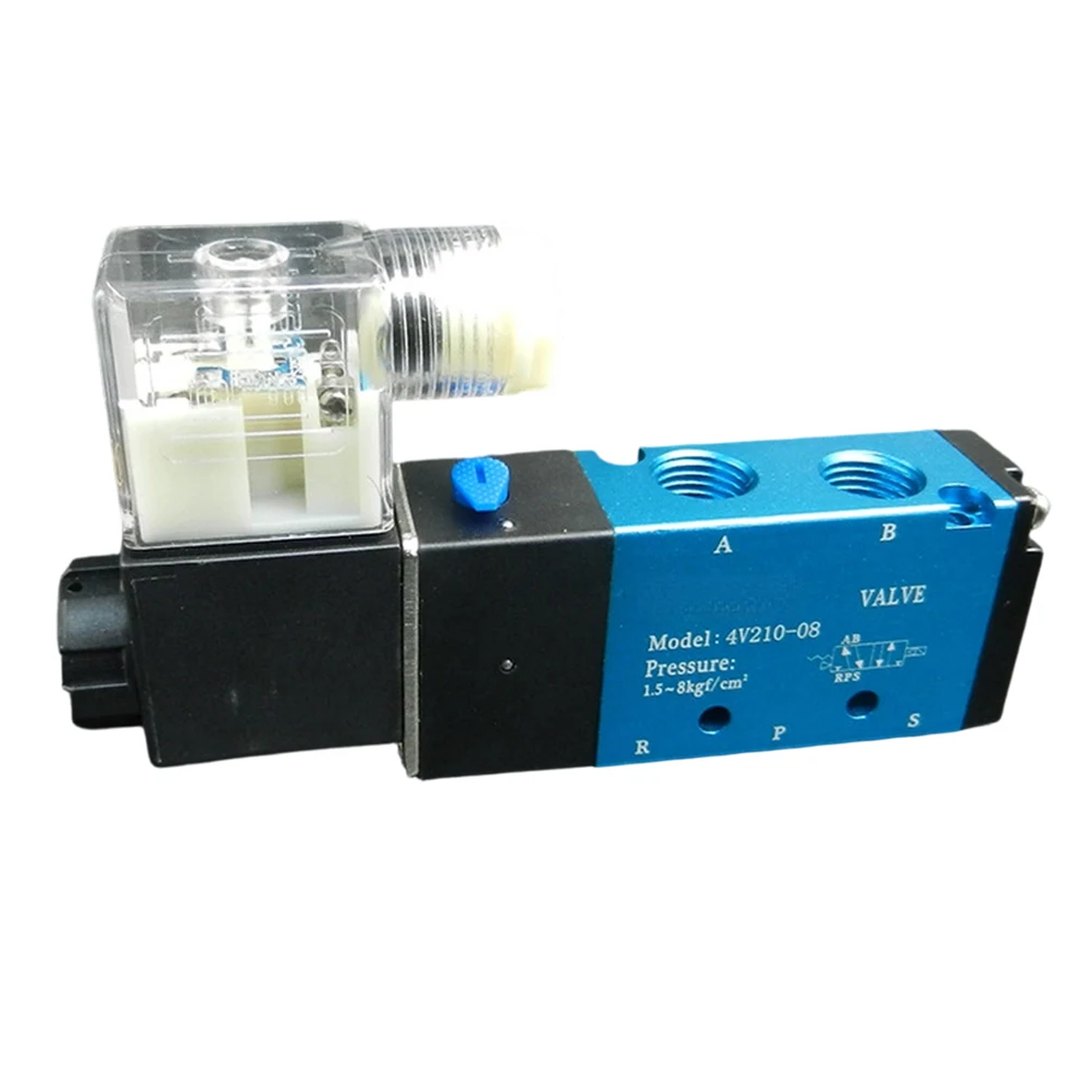 Pneumatic Valve Solenoid Valve Pilot-operated Mechanism Smooth Switching Reliable Air Flow Directional Control Valve
