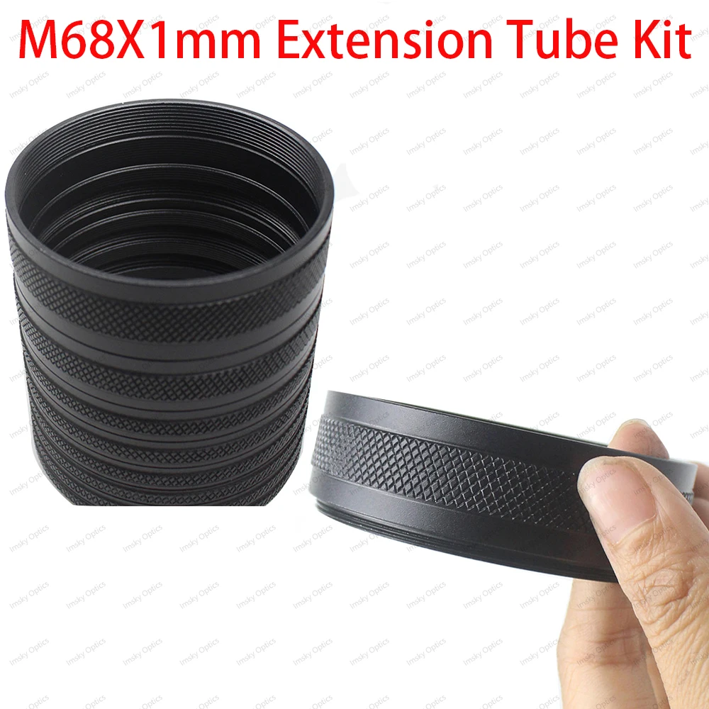 

M68x1 мм 5 мм/6 мм/7 мм/8 мм/9 мм/10 мм/15 мм/20 мм удлинитель для астрономического телескопа удлинитель