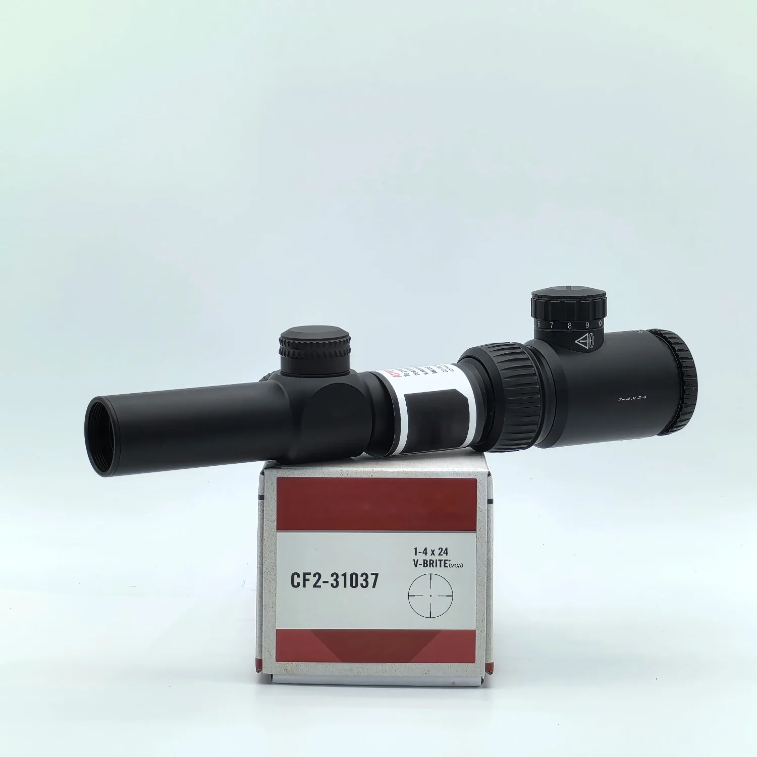 

Cr*ss-fir* II 1-4x24 SFP Second Focal Plane Optical Riflescope V-Brite MOA Reticle with 30mm Sport Cantilever Mount Sight