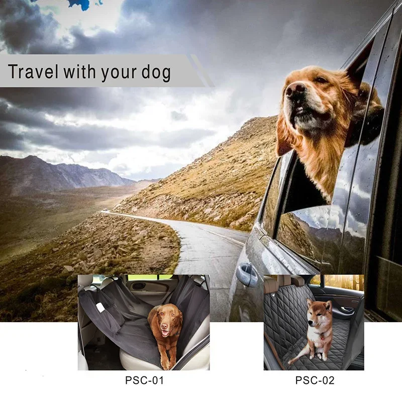 Direct sales pet car cushion Amazon popular dog car rear large non-slip waterproof wear-resistant seat cushion