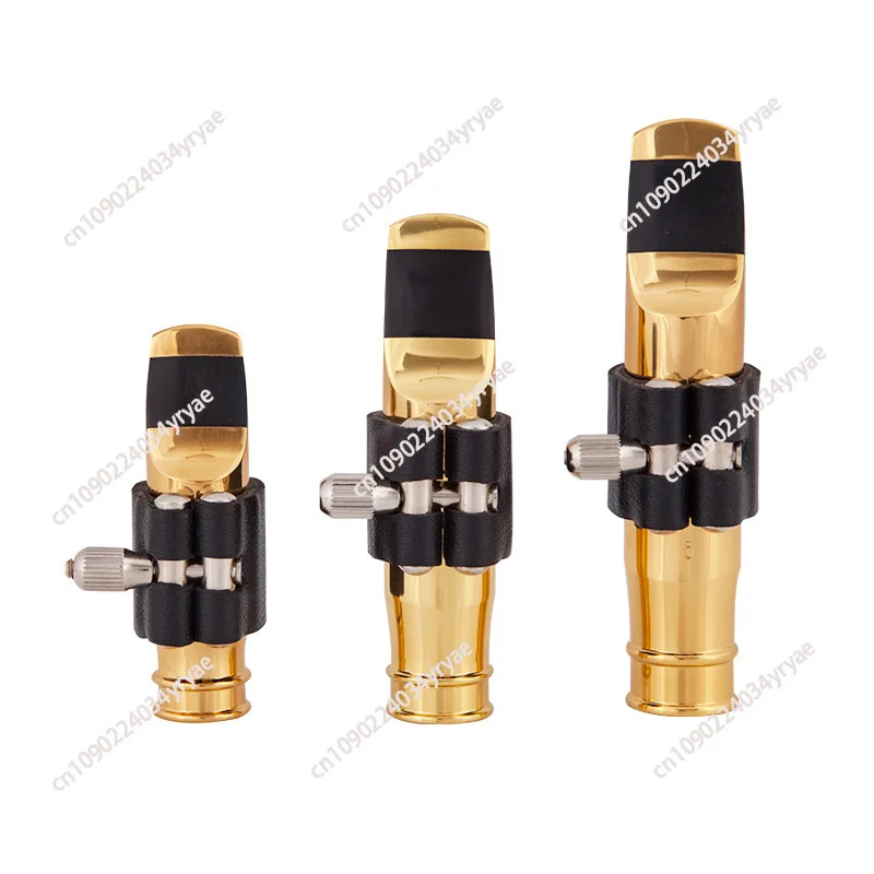 Multi-specification saxophone tip, alto saxophone metal tip, gold-plated musical instrument tip