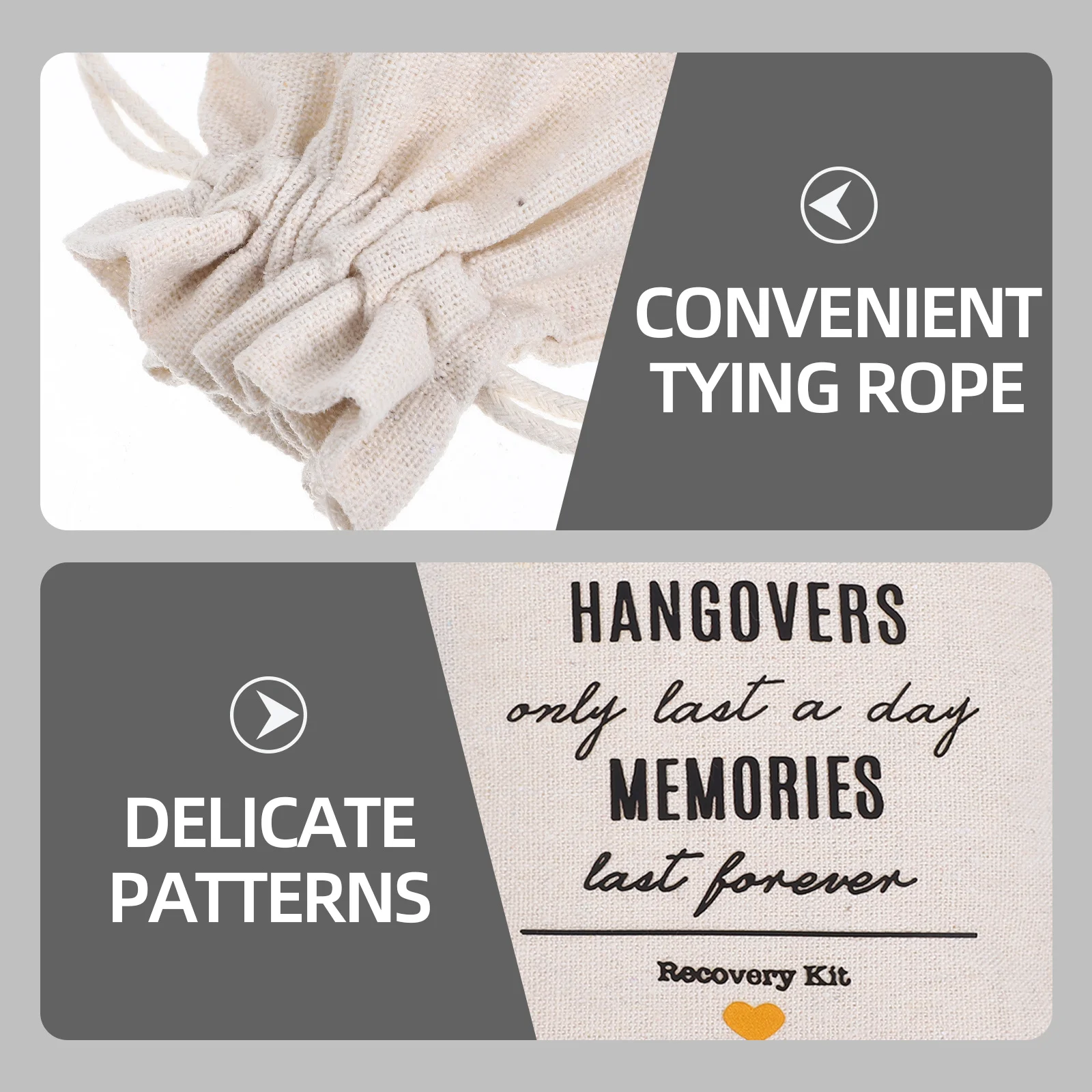 

10pcs Bag Bachelorette Party Favors Drawstring Pouch For Bridal Shower Wedding Emergency Kit Small Cloth Bags Party