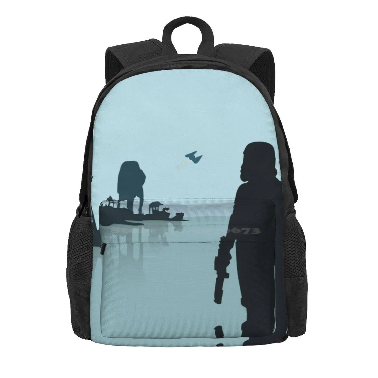 Trooper On Scarif Hot Sale Schoolbag Backpack Fashion Bags Scarif Trooper Rogue One Atat At At