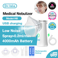 New Portable Nebulizer Asthma Inhaler Medical Nebulizer Humidifier Adult Kids Health Care 4000mAh Battery USB Charging Nebulizer