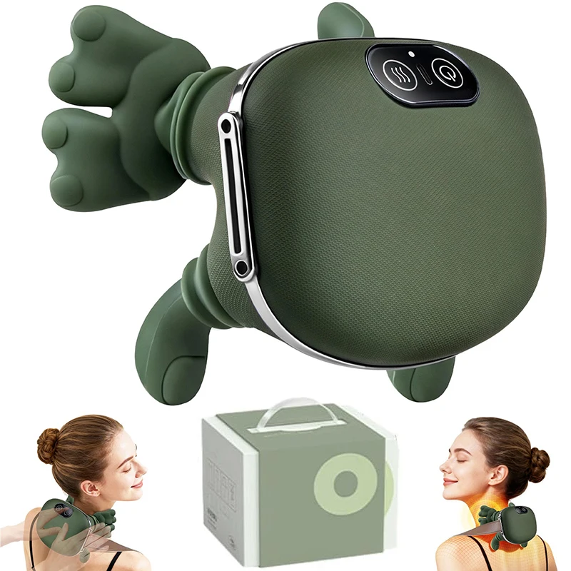 

2025 Bionic Neck Shoulder Massager N7 Kneading Massager Shawl 3-Level Modes Neck Cervical Waist Leg Body Muscles Massage Pillow