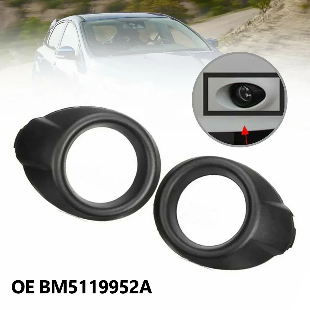 Lamp Covers Fog Light Covers Surround Light MK3 2012-2014 2012-2014 Black Bumper Fog Fits Fiesta Focus For Ford