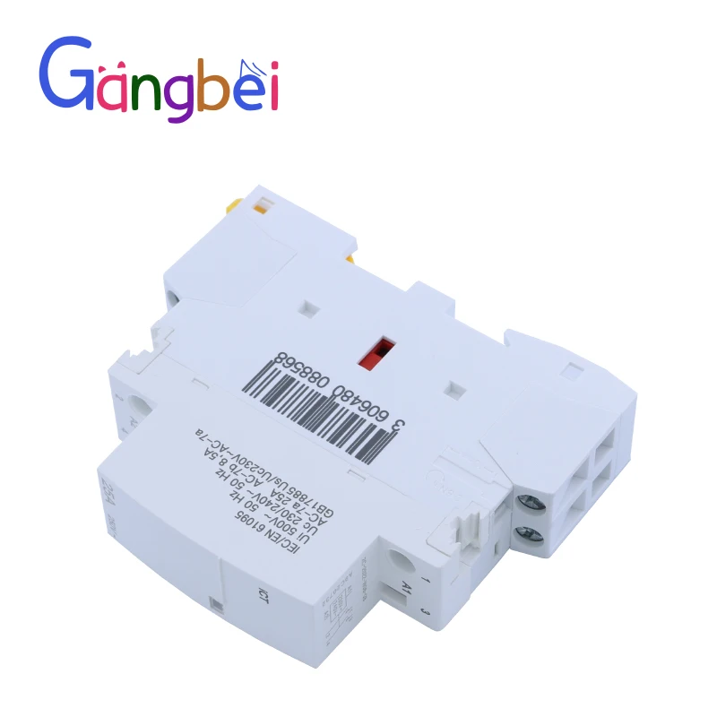 iCT 2P 25A 2NO 220V/230V 50/60HZ Din rail Household ac contactor