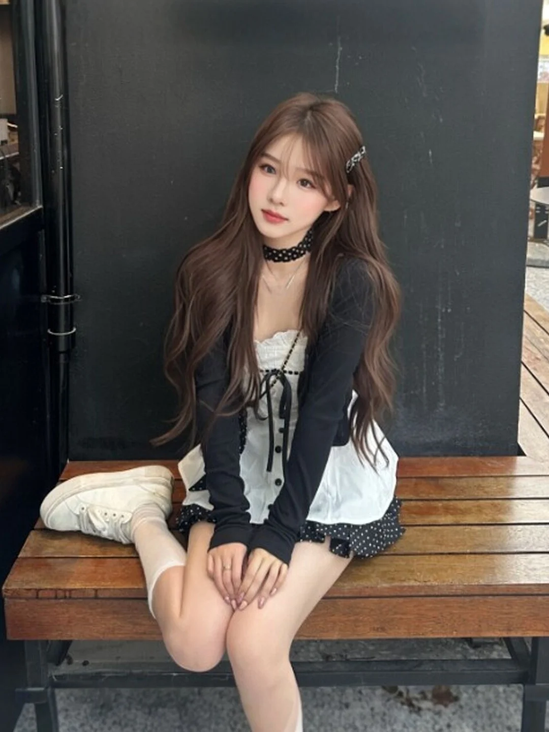 

Korean Style Three Piece Set Sweater Chest Half Skirt Whole Set Ootd Summer 2026 Comfortable Fashion Women's Clothing