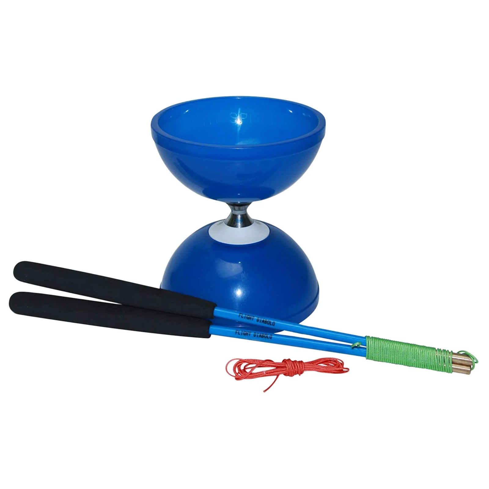 MAGICYOYO Triple Bearing Diabolo Medium Size 5Inch Yoyo High Performance Diabolo Skill with 2 Pair Carbon Sticks+2 Extra Strings