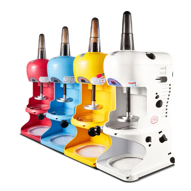 Portable Snowflake Shaver Electric Shaved Ice Shaving Machine Commercial Snow Ice Shaving Machine for Milk Tea Shop Stall Tool