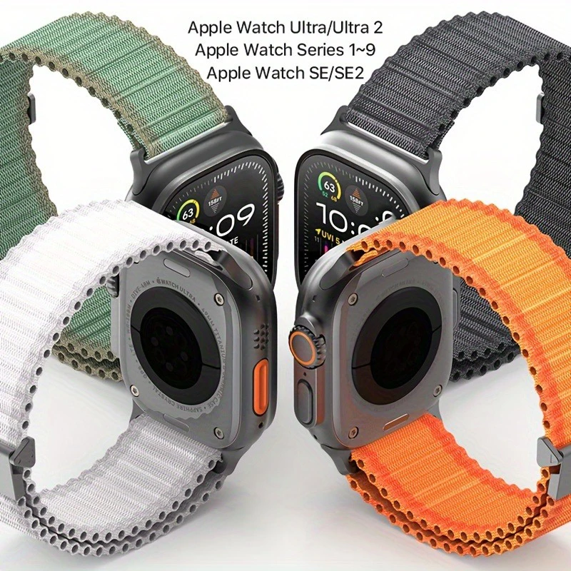 Trail Loop Strap For Apple Watch Ultra 3 2 49mm 44mm 46mm 45mm 40mm 42mm Correa Nylon Bracelet iWatch Series 11 10 9 8 Se Strap