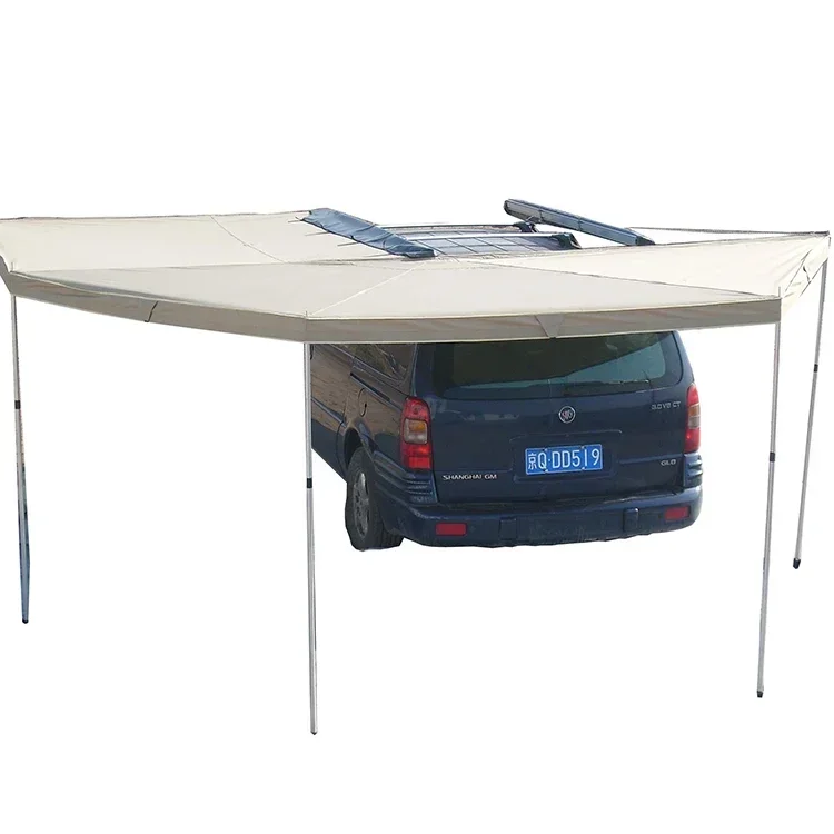 Portable Shelters Camping Car Side Awning Roof Hatchback Car 2m X 2m Car Side Awning Roof Top Tent