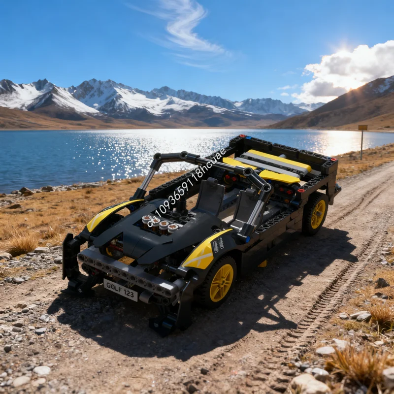 

395 шт. MOC технические VW Golf GTi Cabrio модель строительные блоки игрушки строительные рождественские подарки DIY образование творческая идея