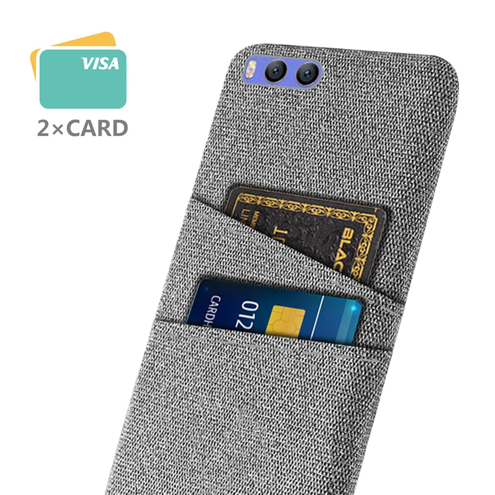 Case For Xiaomi Mi6 Case Xiaomi Mi 6 6X Luxury Fabric Dual Card Phone Cover For Xiaomi MI6 MI6X Capa Coque Funda