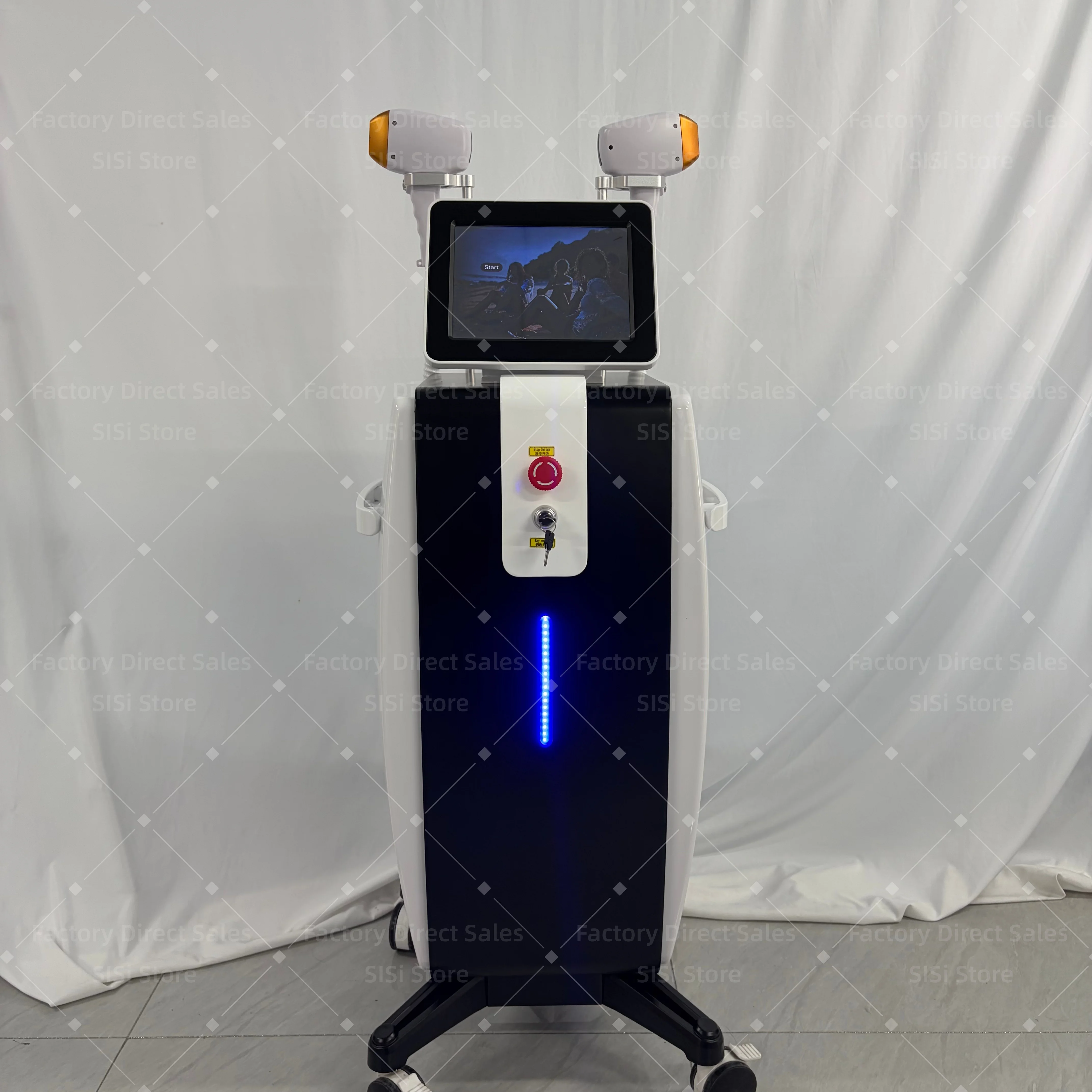 

New Diode laser hair removal machine 16 Bars 5000W 3 Wavelength FAC CE RoHs Hair Removal 755 810 1064nm Diode Laser Salon