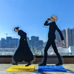 Anime Jujutsu Kaisen Satoru Gojo Geto Suguru Cosplay Q Version Standing Sign Street Runner Acrylic Decoration Ambitus