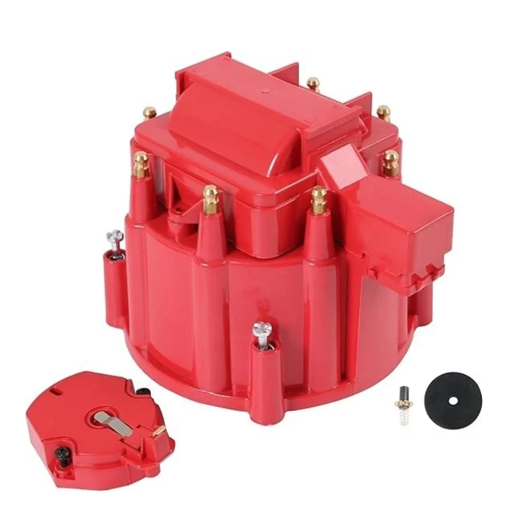 K549 Ignition Distributor Cap and Rotor Kit with Internal Coil for Chevy For SBC V8 265 to 502 Cubic Inch Engines