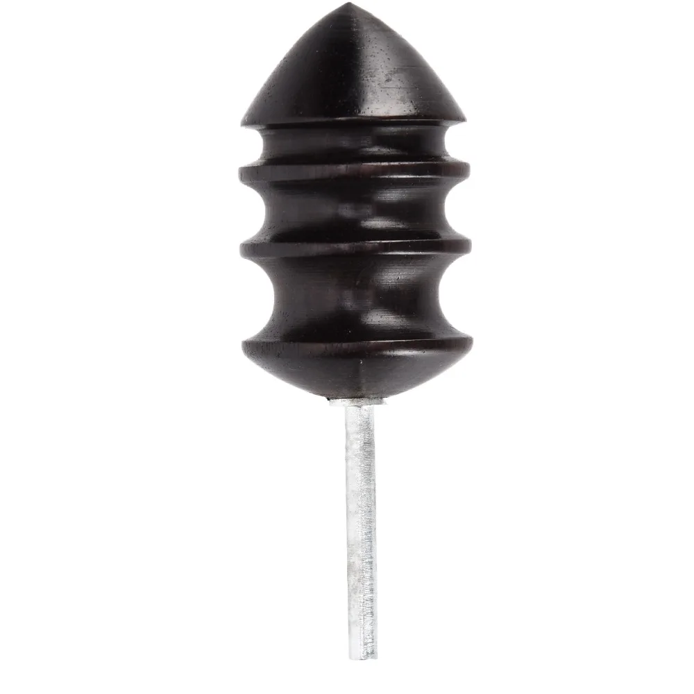 2Pcs Comfortable Grip Leather Burnishing Tool Polishing Head Design Leather Edge Burnisher Polished Rod Tool Belt Making