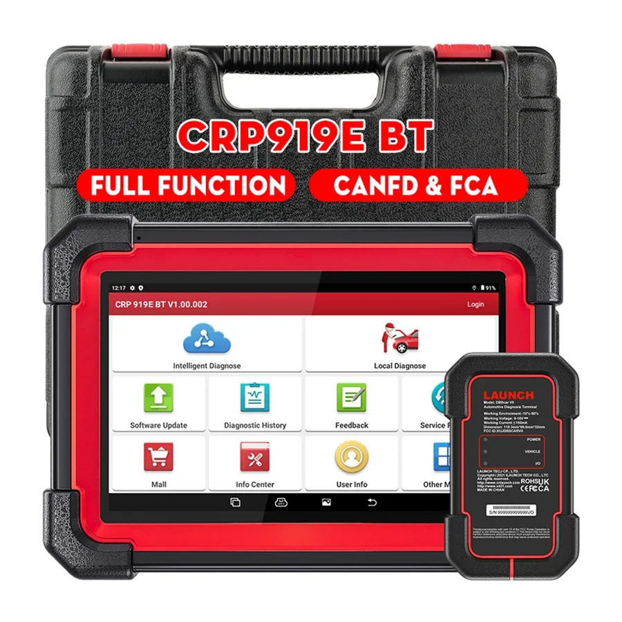 X431 CRP919E BT 2025 Newest Full System Bi-directional Car Diagnostic Tool as CRP919X BT 2 Years Free Update