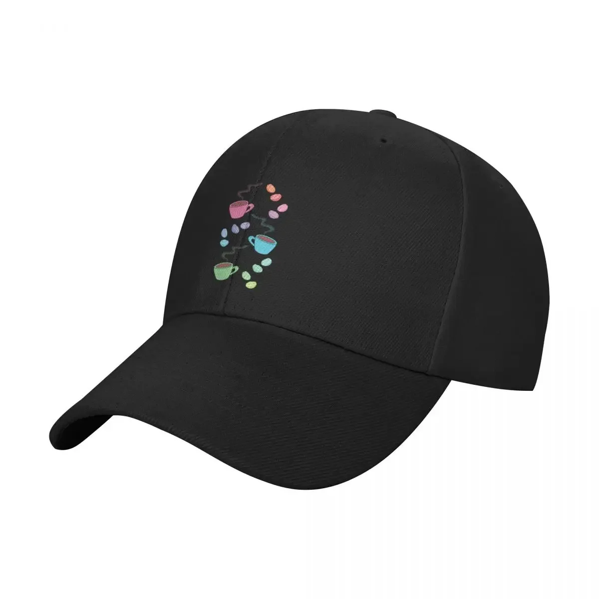 pastel espresso, coffee Baseball Cap Uv Protection Solar Hat Rave Trucker Hat Rugby Caps For Men Women's