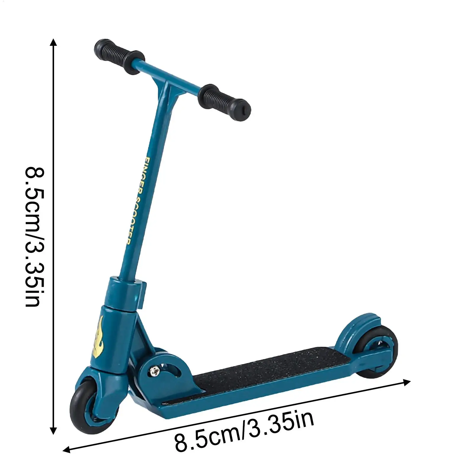 Patinete de Dedo Plegable Tipo T para Niños con Freno, Juguetes Educativos, Monopatines de Dedo, Movimiento Divertido con la Punta de los Dedos