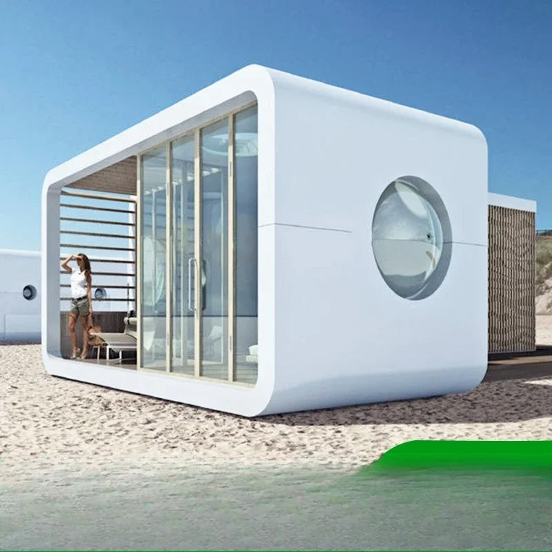 Mobile Internet celebrity Apple cabin house, outdoor shockproof and corrosion-resistant container mobile house, camping summer